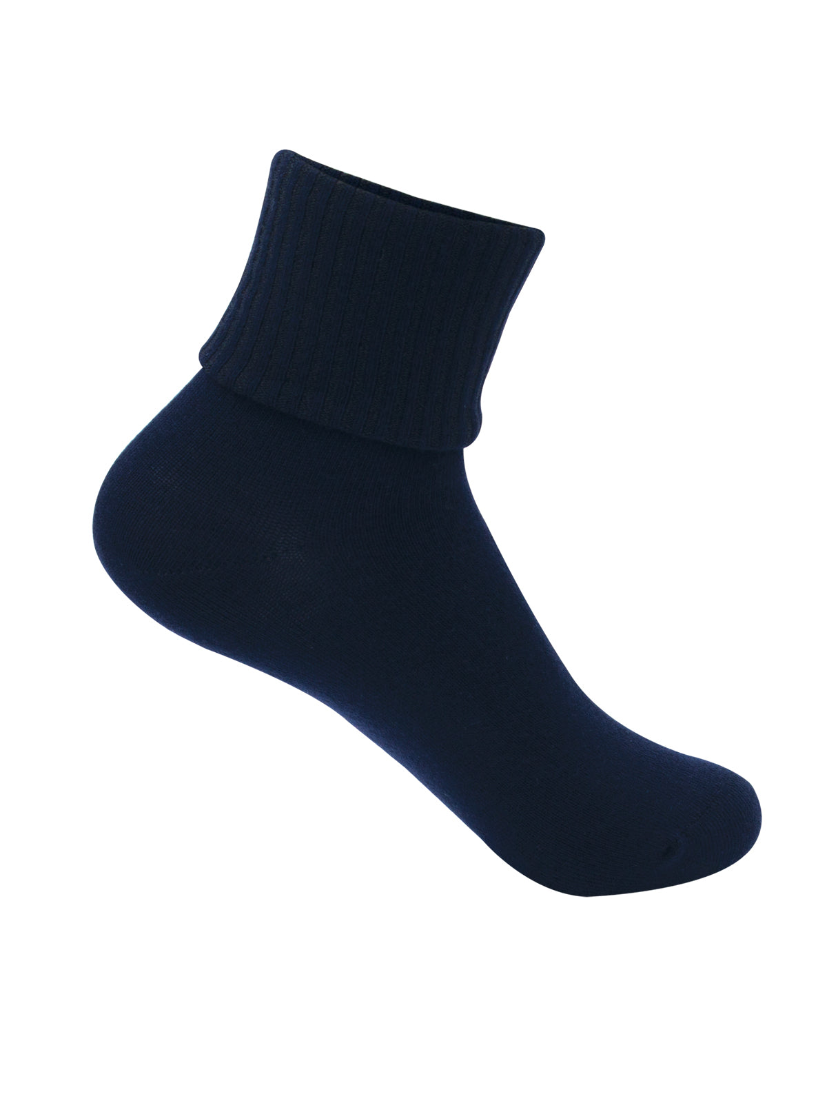 Girls/Junior Triple Roll Socks 3-PK - 5HF111 - Dark Navy