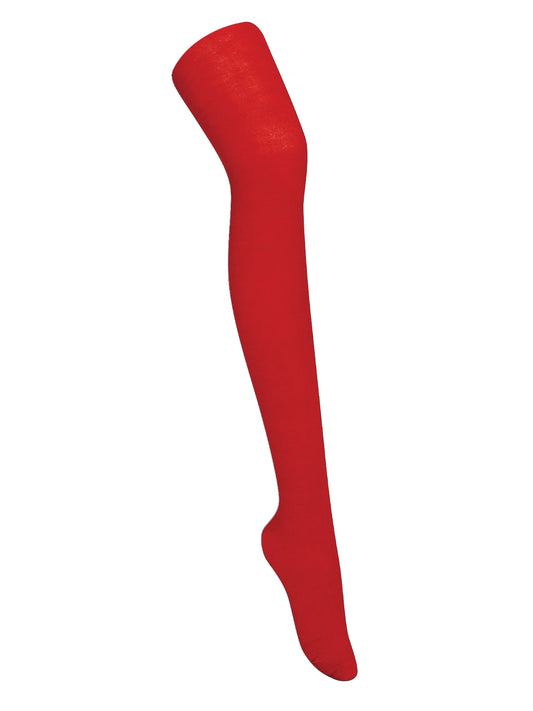 Girls' Flat Tights Single Pack - 5HF201 - Red