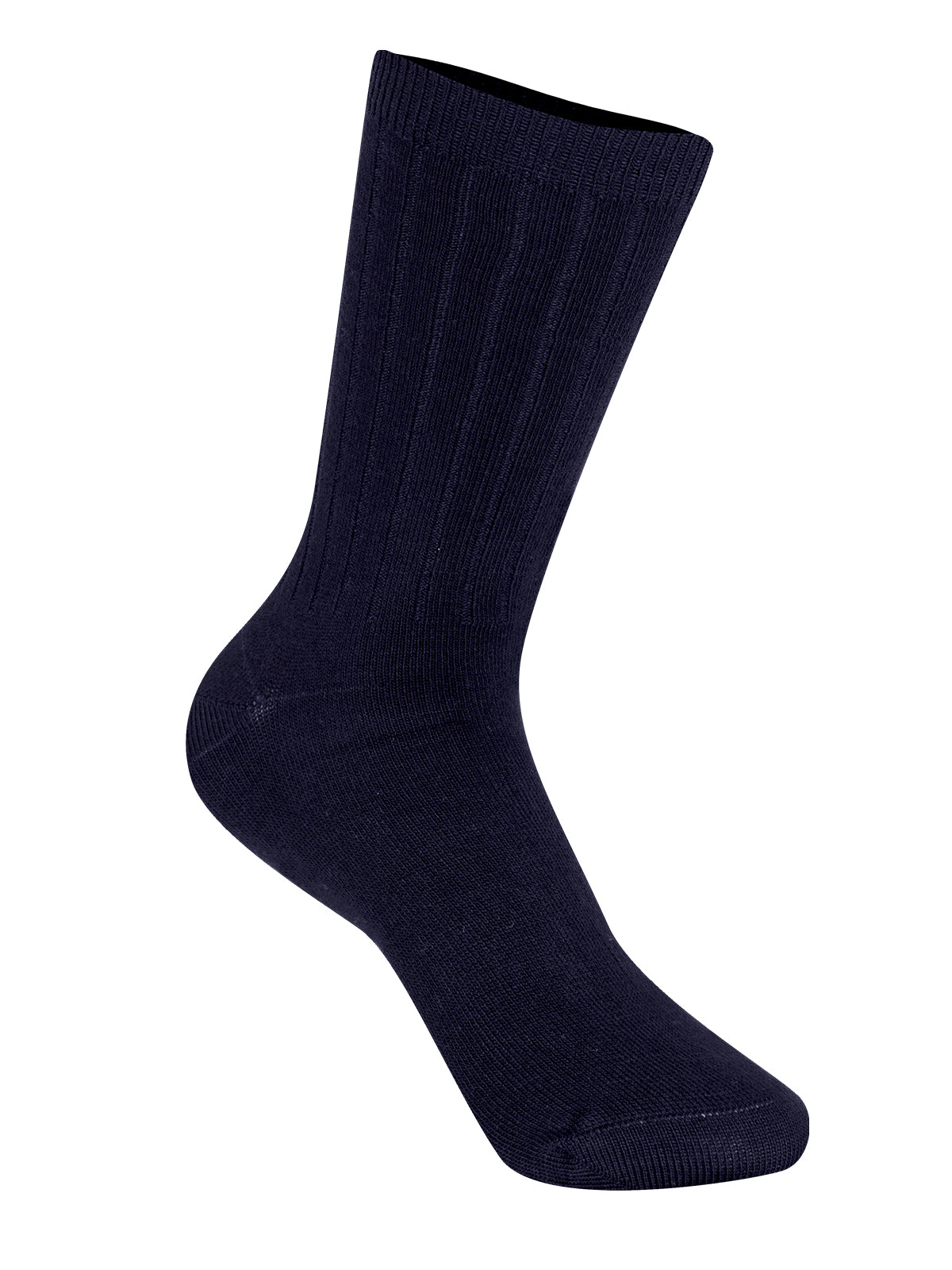 Unisex Rib Crew Socks - 3 Pack - 5HM001 - Dark Navy