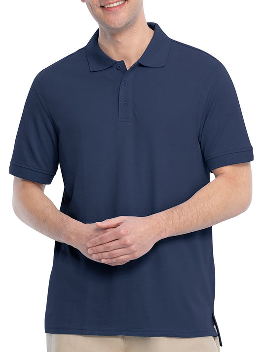 Unisex Adult Short Sleeve Pique Polo - 68114 - Navy