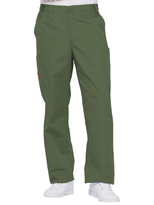 Men's Zip Fly Pull-On Pant - 81006 - Olive