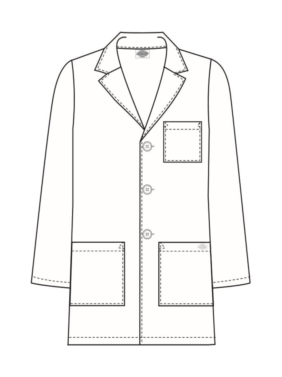 31" Men's Consultation Lab Coat - 81404 - White