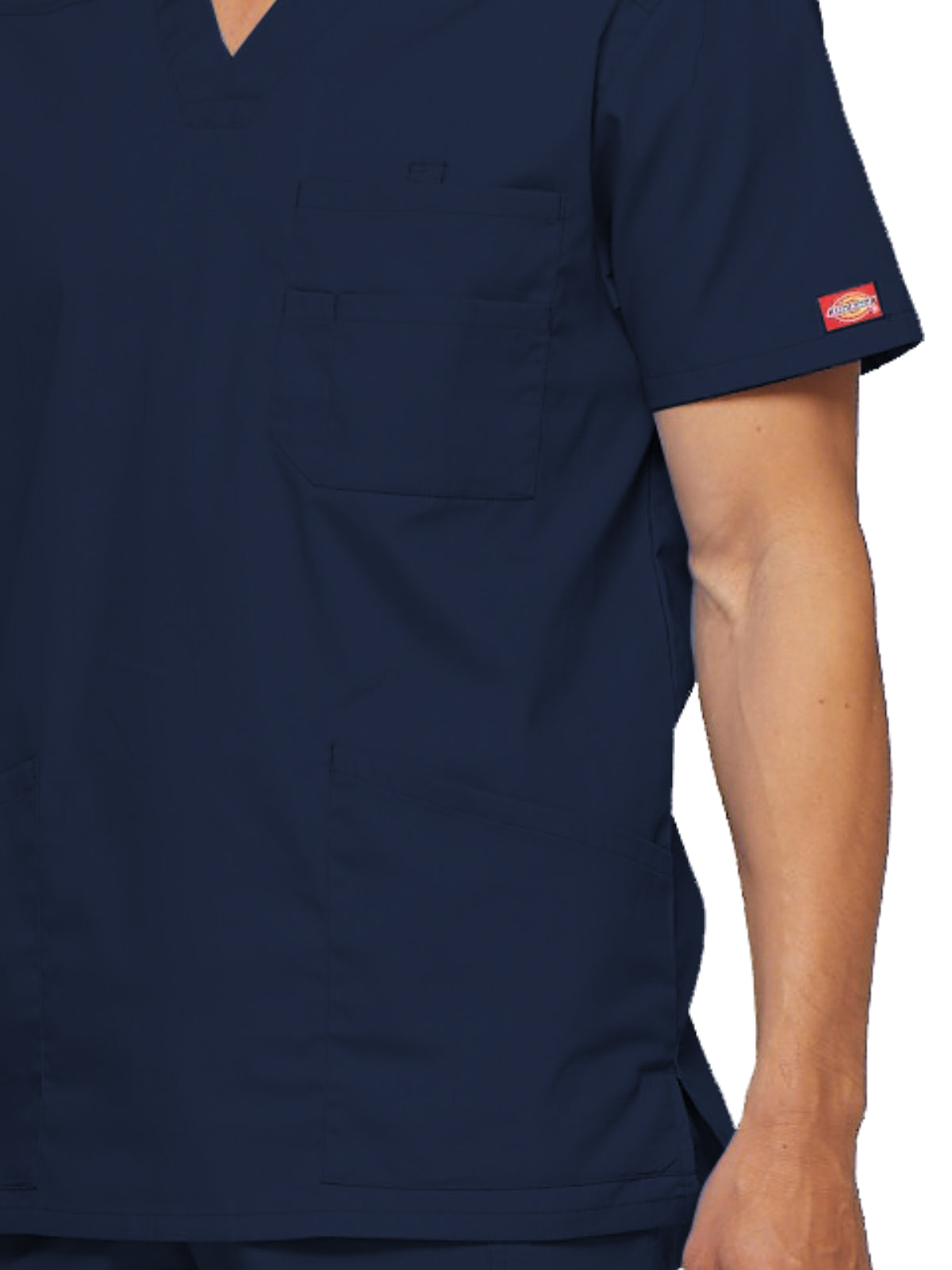 Men's 5-Pocket V-Neck Scrub Top - 81906 - Navy