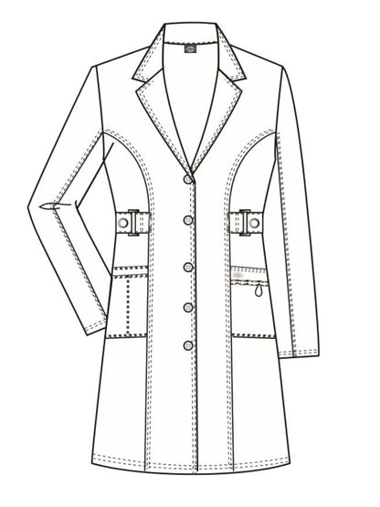 Women's Youtility Lab Coat - 82410 - White