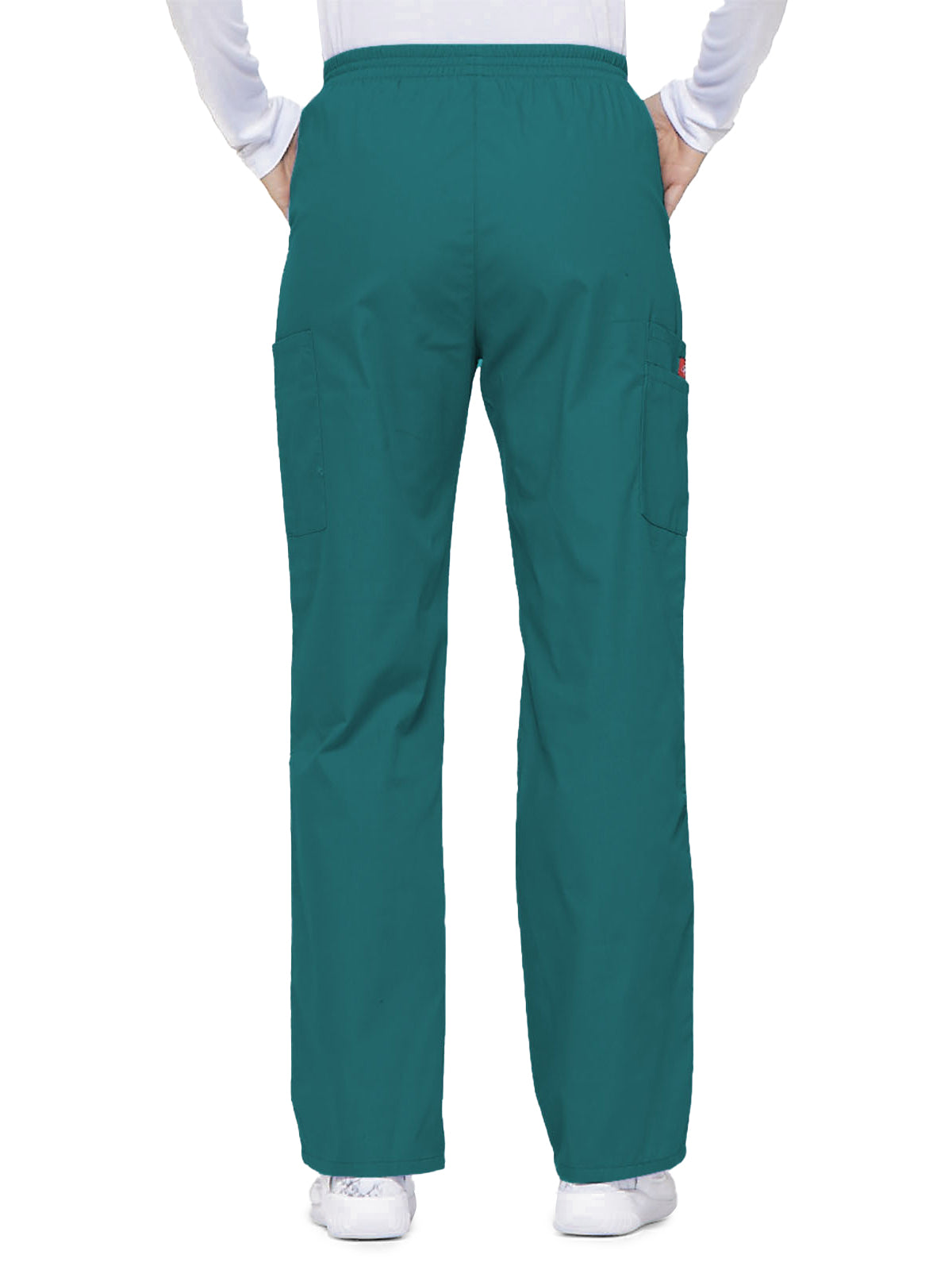 Women's Natural Rise Tapered Leg Pull-On Pant - 86106 - Teal Blue