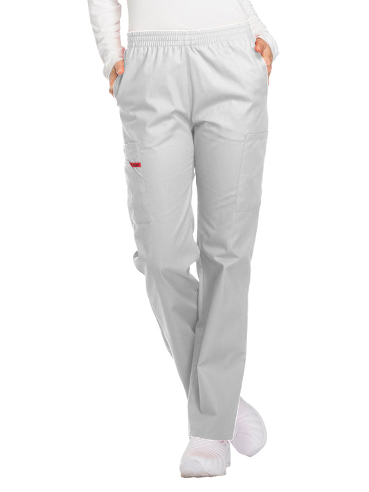 Women's Natural Rise Tapered Leg Pull-On Pant - 86106 - White