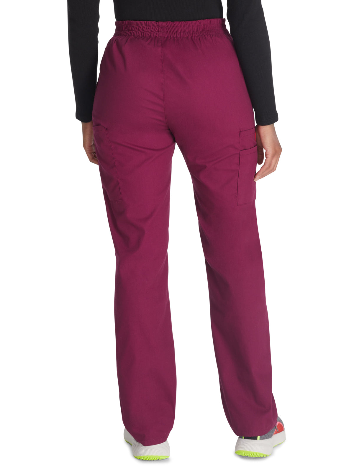 Women's Natural Rise Tapered Leg Pull-On Pant - 86106 - Wine