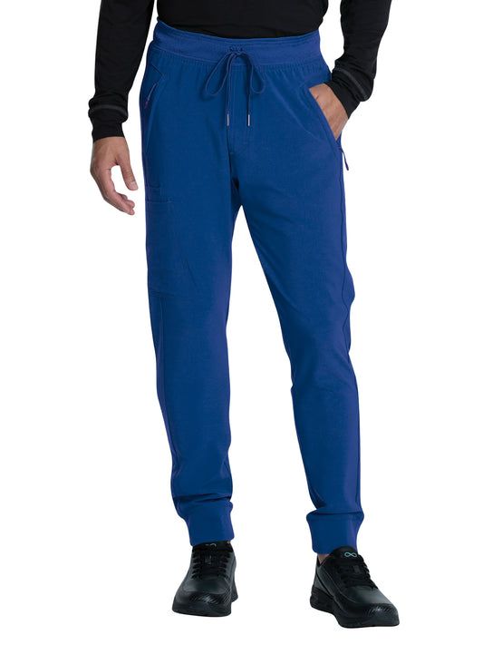 Men's 5-Pocket Mid Rise Jogger Pant - CK004A - Galaxy Blue