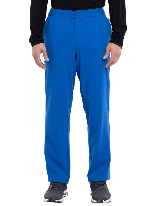 Men's Mid Rise Button Closure Fly Front Cargo Pant - CK205A - Royal