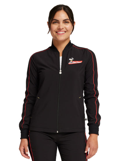 Zip Front Jacket - CK361A - Black