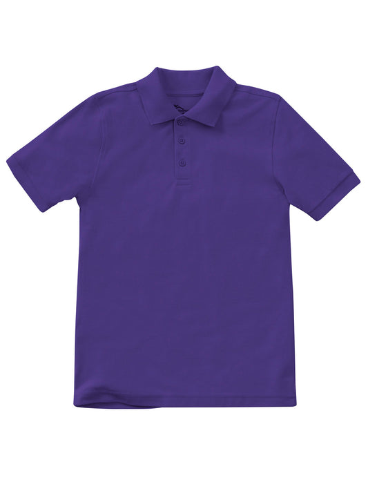 Unisex Toddler Short Sleeve Pique Polo - CR832D - Dark Purple