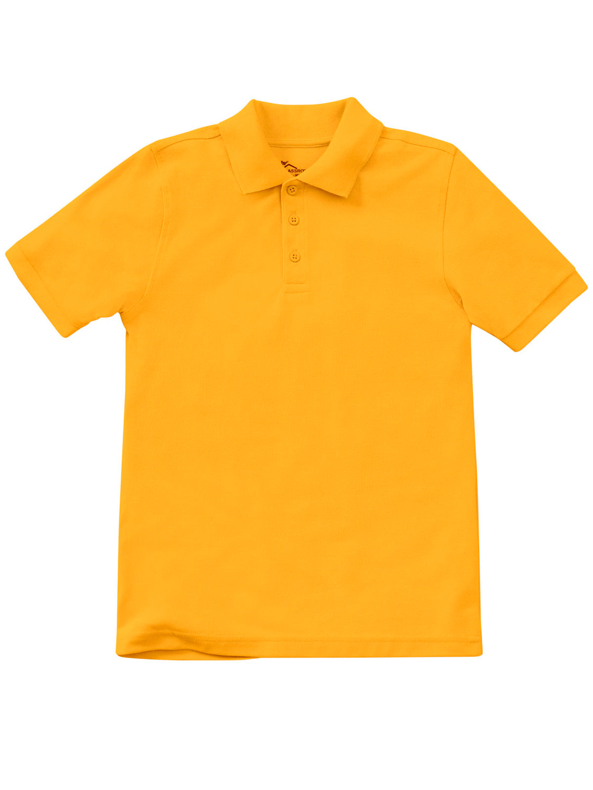 Unisex Toddler Short Sleeve Pique Polo - CR832D - Gold