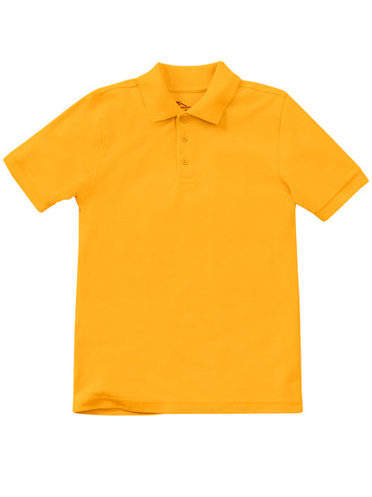 Unisex Toddler Short Sleeve Pique Polo - CR832D - Gold