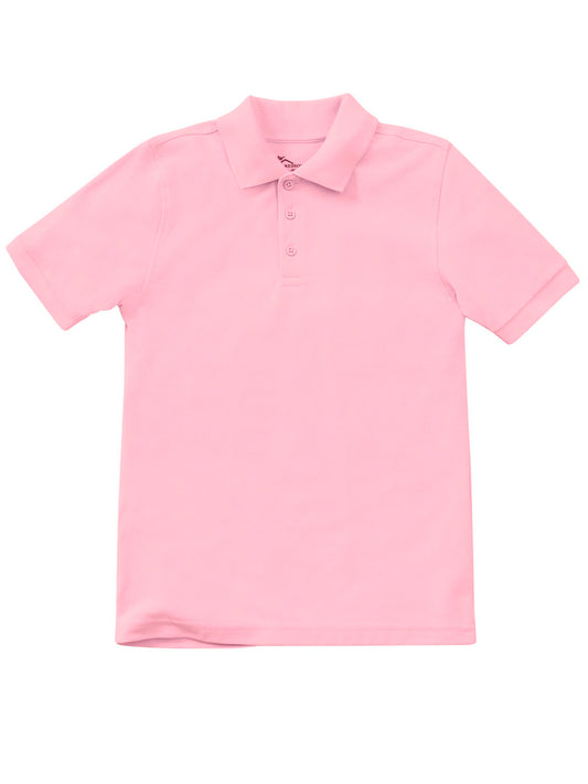 Unisex Toddler Short Sleeve Pique Polo - CR832D - Pink