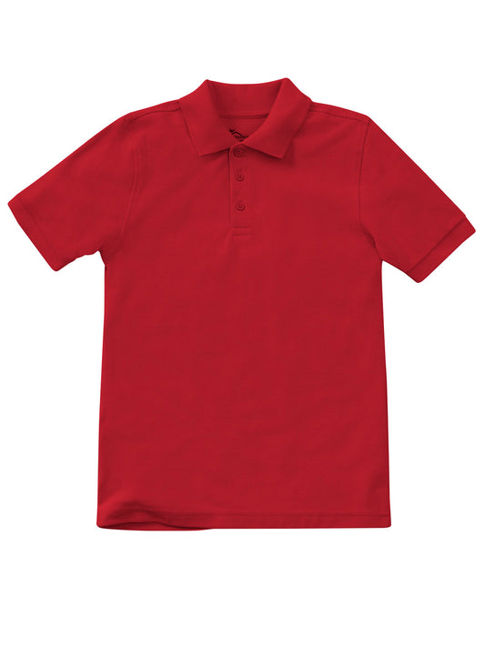 Unisex Toddler Short Sleeve Pique Polo - CR832D - Red