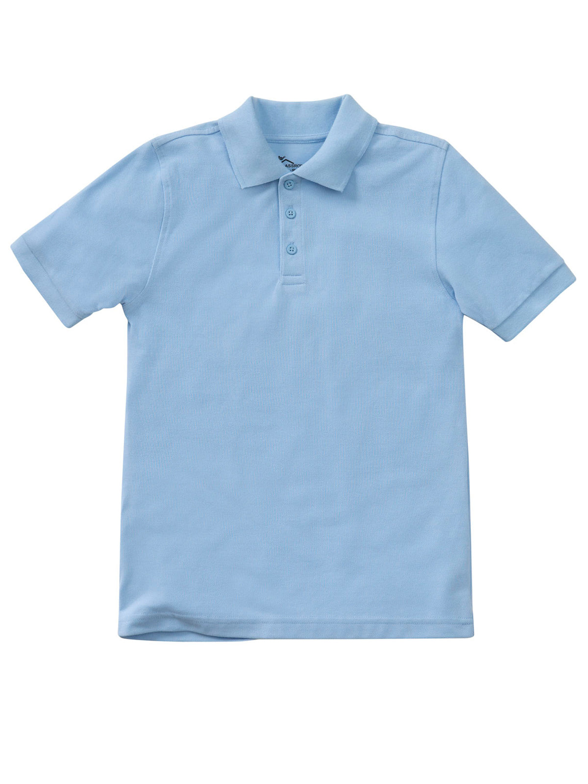 Unisex Toddler Short Sleeve Pique Polo - CR832D - Light Blue