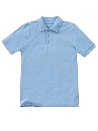 Unisex Toddler Short Sleeve Pique Polo - CR832D - Light Blue