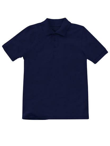 Unisex Toddler Short Sleeve Pique Polo - CR832D - Navy