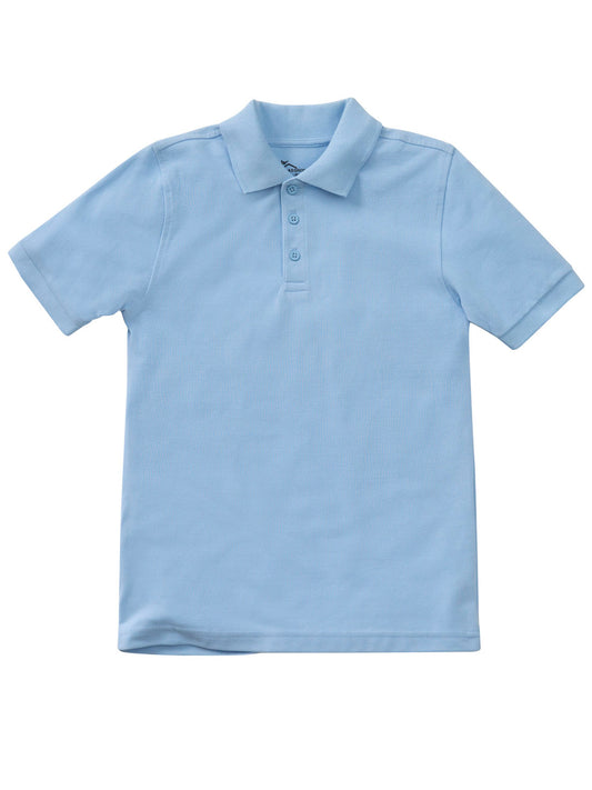 Unisex Adult Short Sleeve Pique Polo - CR832X - Light Blue