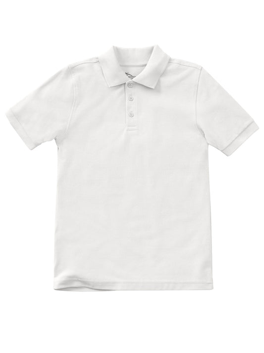 Unisex Adult Short Sleeve Pique Polo - CR832X - White