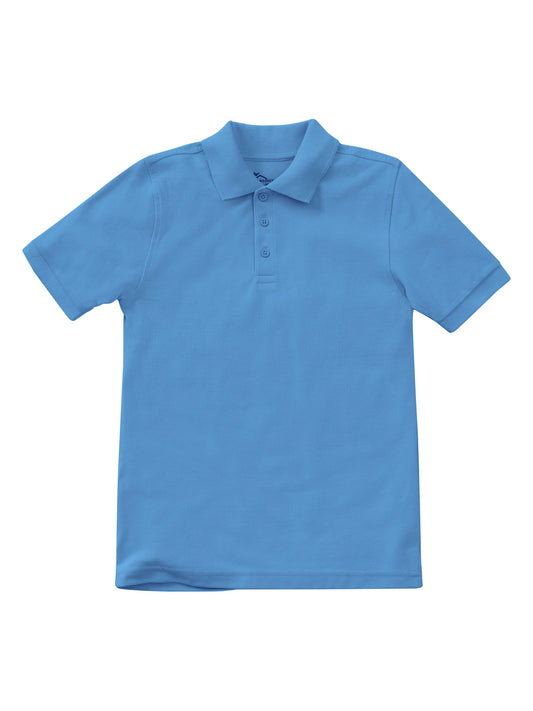 Unisex Youth Short Sleeve Pique Polo - CR832Y - Columbia Blue