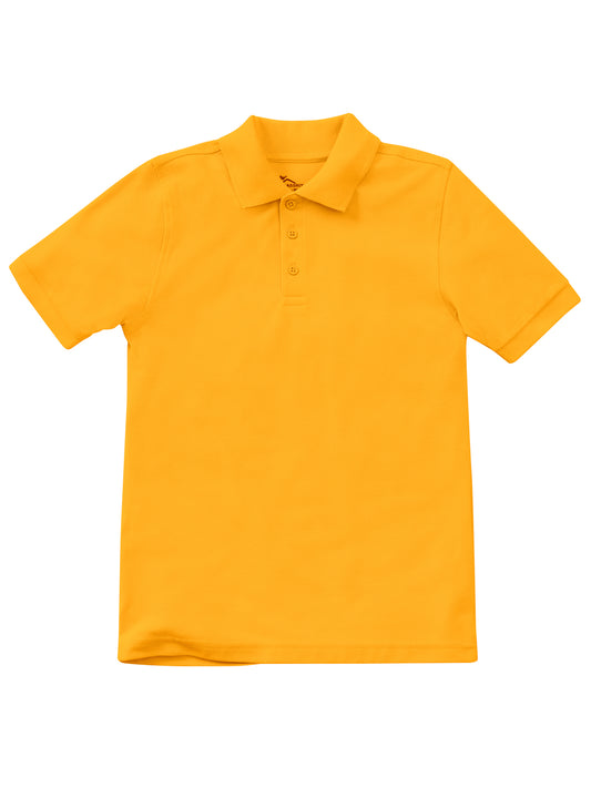 Unisex Youth Short Sleeve Pique Polo - CR832Y - Gold