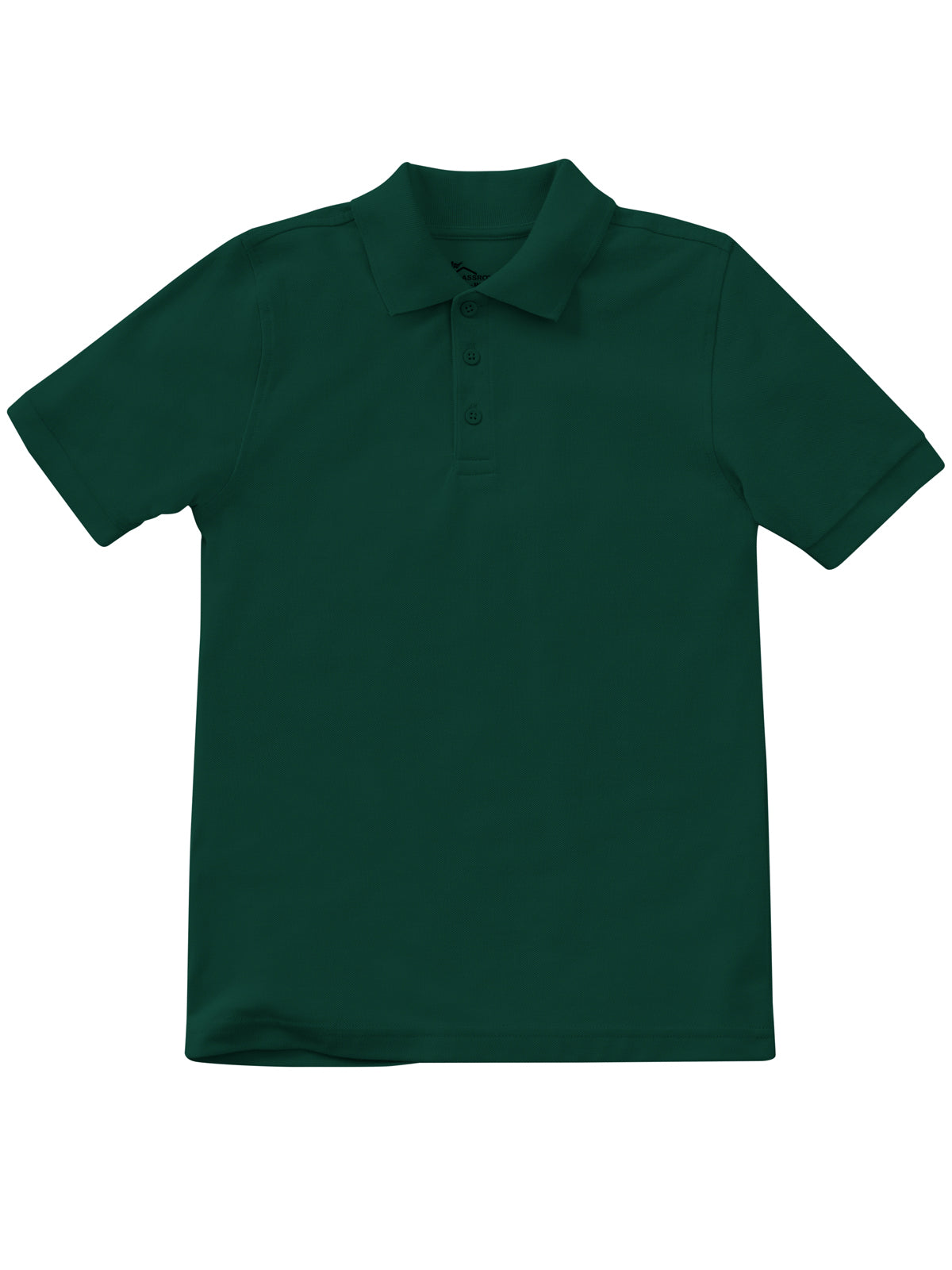 Unisex Youth Short Sleeve Pique Polo - CR832Y - Hunter Green