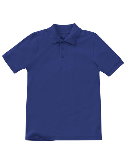 Unisex Youth Short Sleeve Pique Polo - CR832Y - Royal