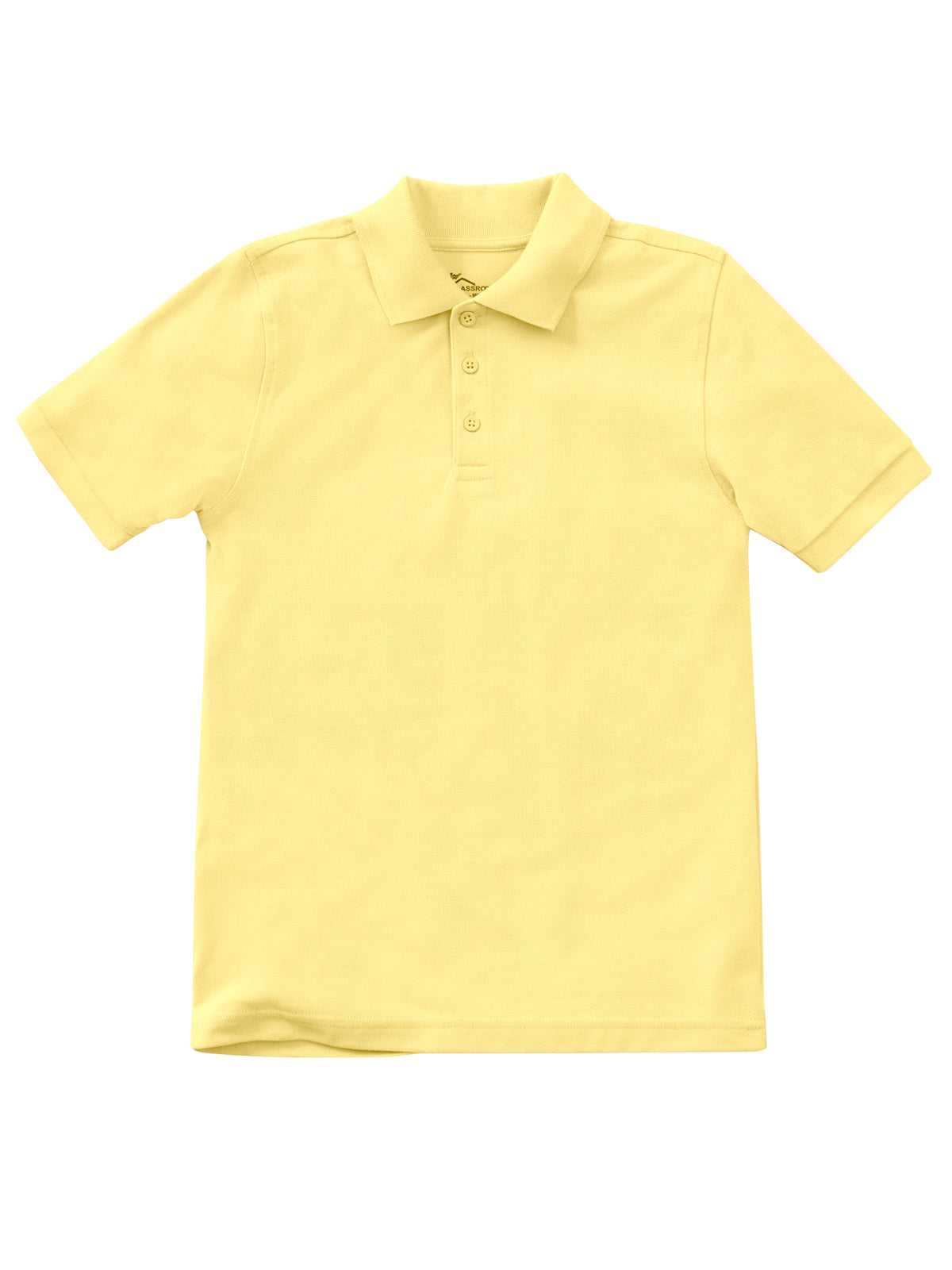 Unisex Youth Short Sleeve Pique Polo - CR832Y - Yellow