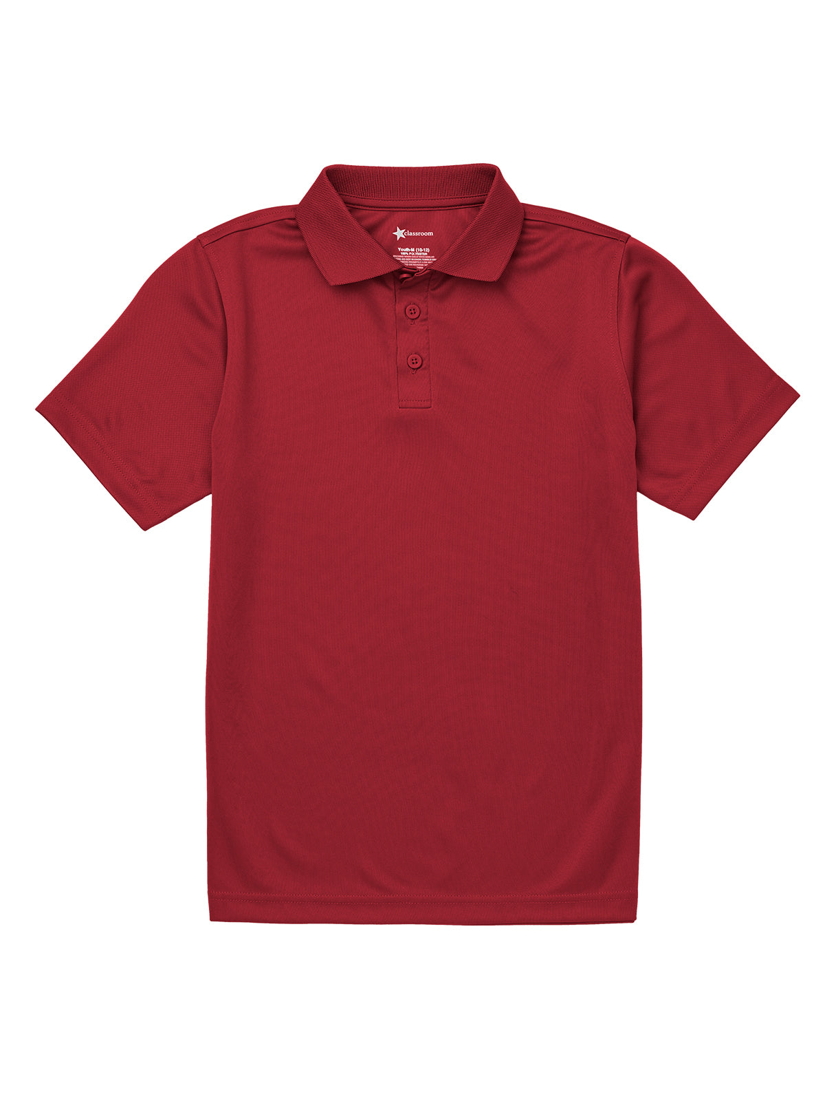 Adult Unisex Moisture Wicking Polo - CR860X - Red