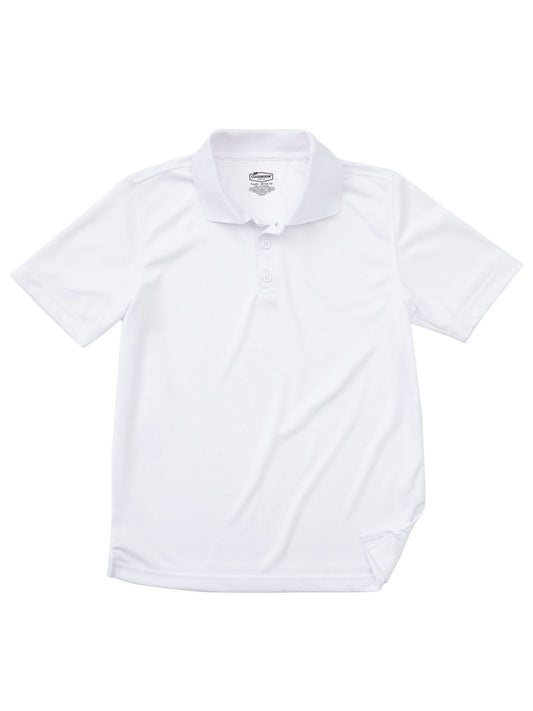 Adult Unisex Moisture Wicking Polo - CR860X - White