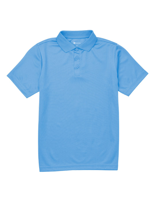 Youth Unisex Moisture Wicking Polo - CR860Y - Light Blue