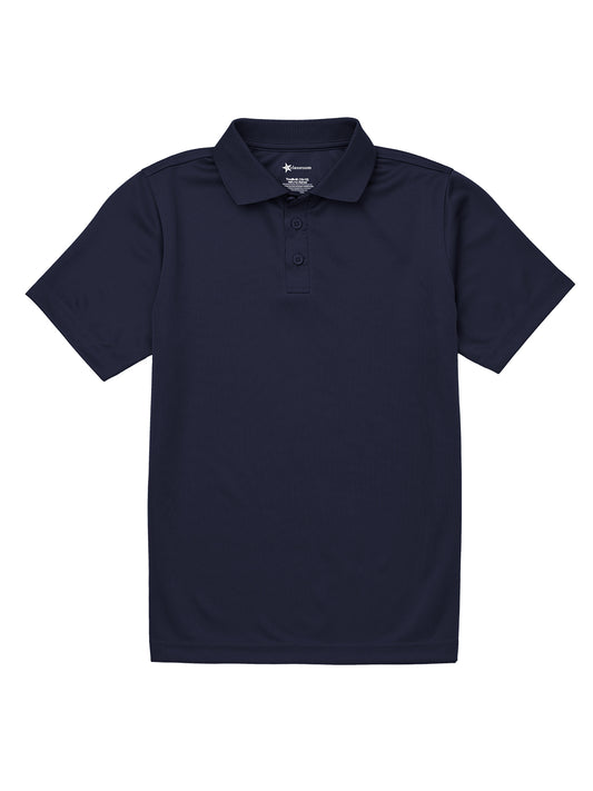 Youth Unisex Moisture Wicking Polo - CR860Y - Navy