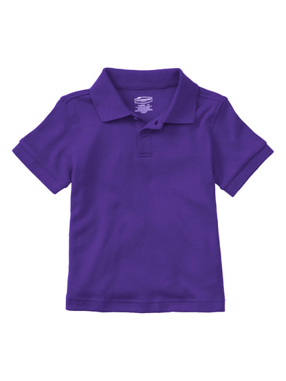 Preschool Short Sleeve Interlock Polo - CR891D - Dark Purple