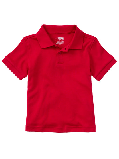 Preschool Short Sleeve Interlock Polo - CR891D - Red
