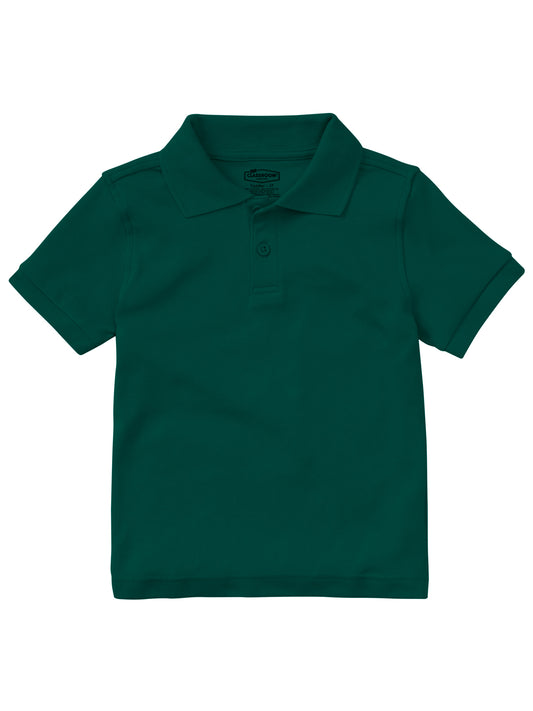 Preschool Short Sleeve Interlock Polo - CR891D - Hunter Green