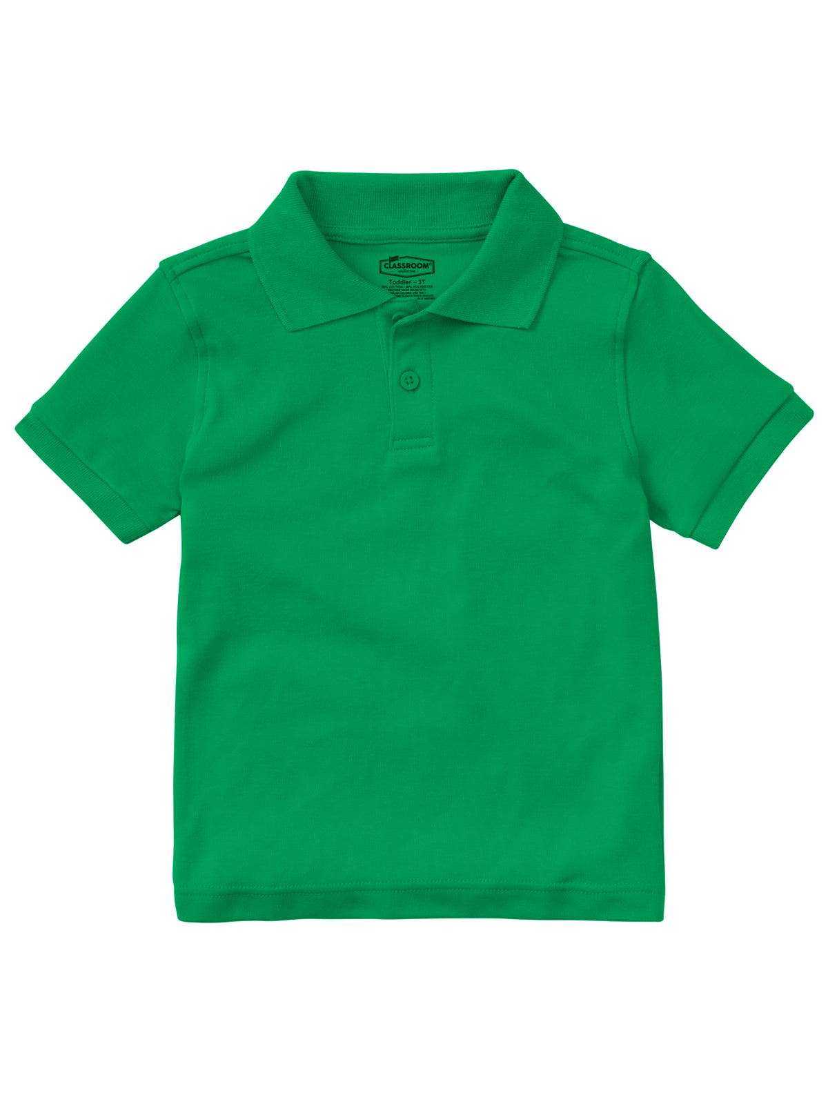 Preschool Short Sleeve Interlock Polo - CR891D - Kelly Green