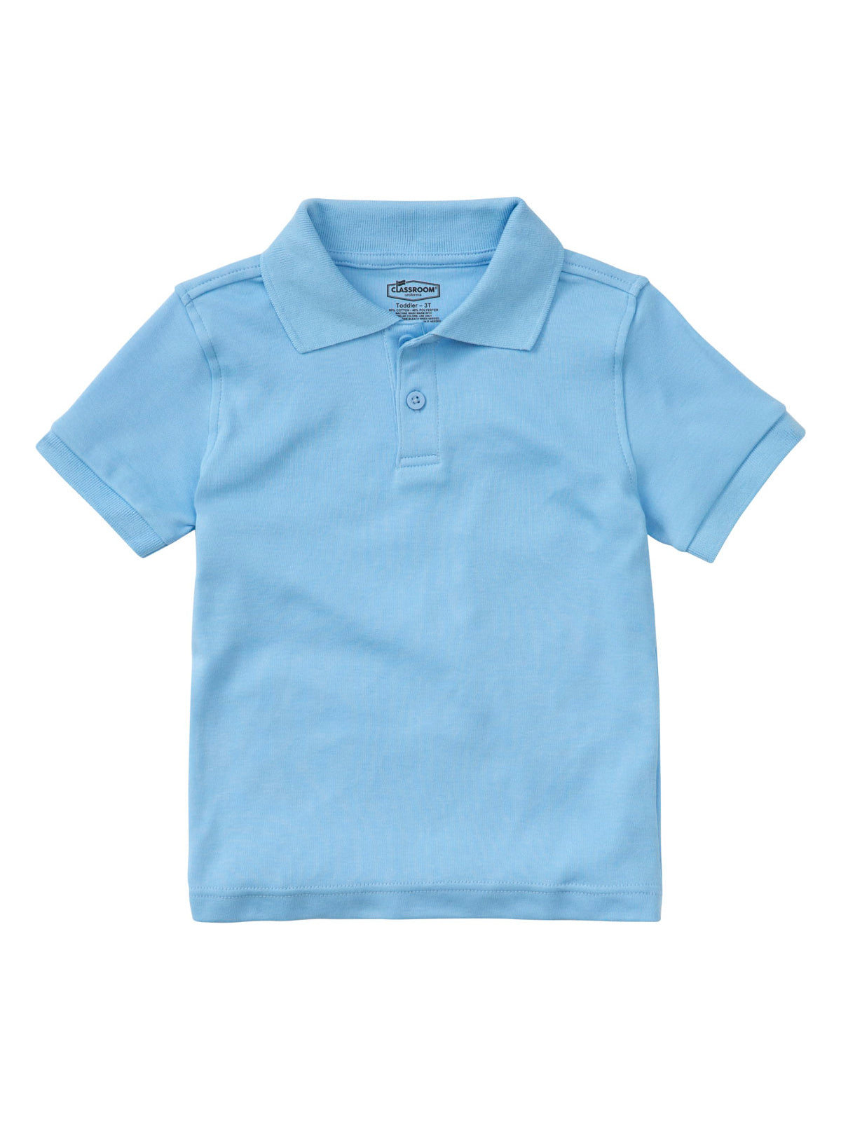 Preschool Short Sleeve Interlock Polo - CR891D - Light Blue