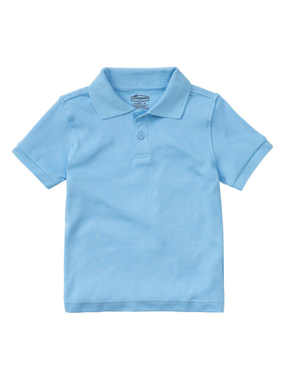 Preschool Short Sleeve Interlock Polo - CR891D - Light Blue