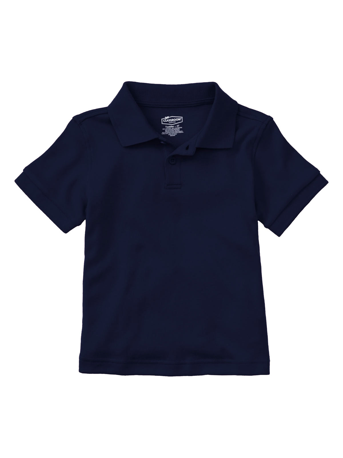 Preschool Short Sleeve Interlock Polo - CR891D - Navy