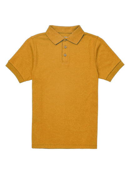 Unisex Adult Short Sleeve Interlock Polo - CR891X - Gold