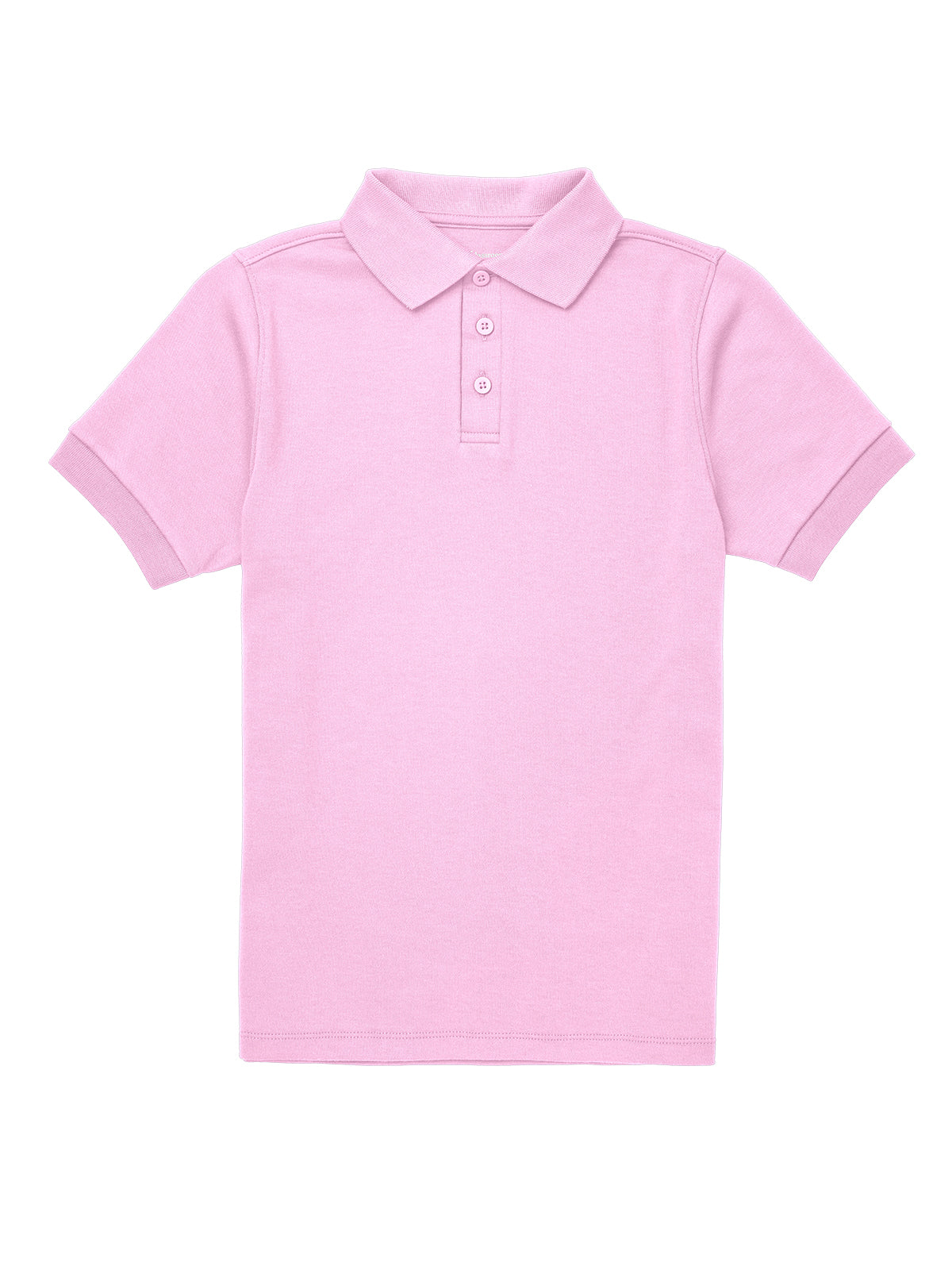 Unisex Adult Short Sleeve Interlock Polo - CR891X - Pink