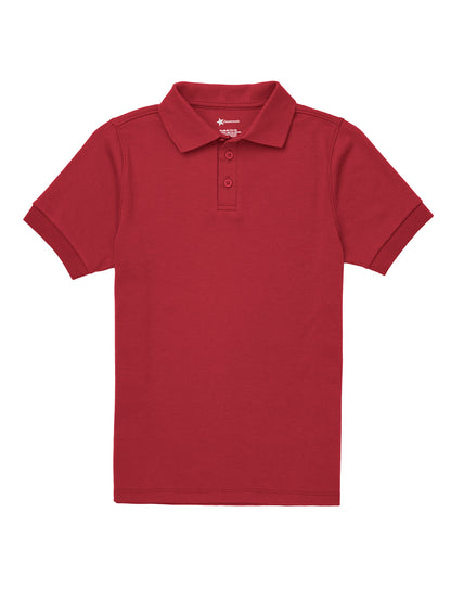 Unisex Adult Short Sleeve Interlock Polo - CR891X - Red