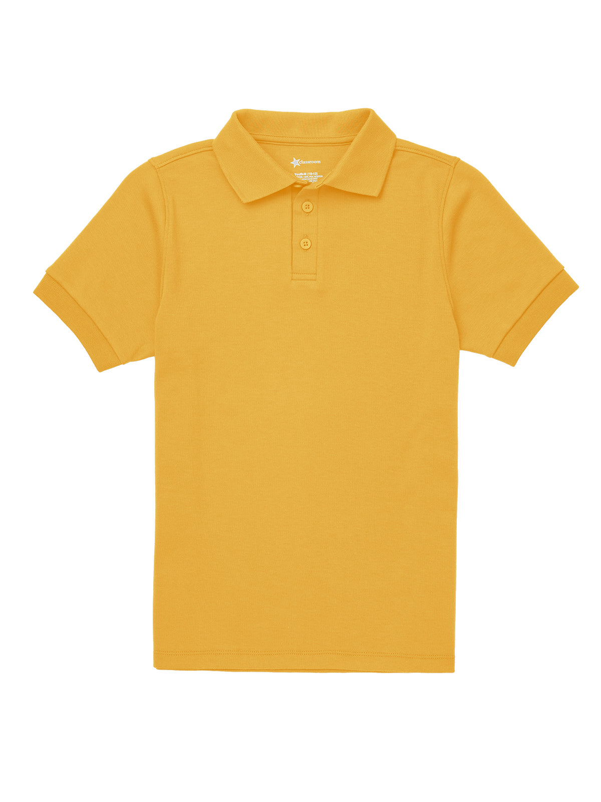 Youth Short Sleeve Interlock Polo - CR891Y - Gold