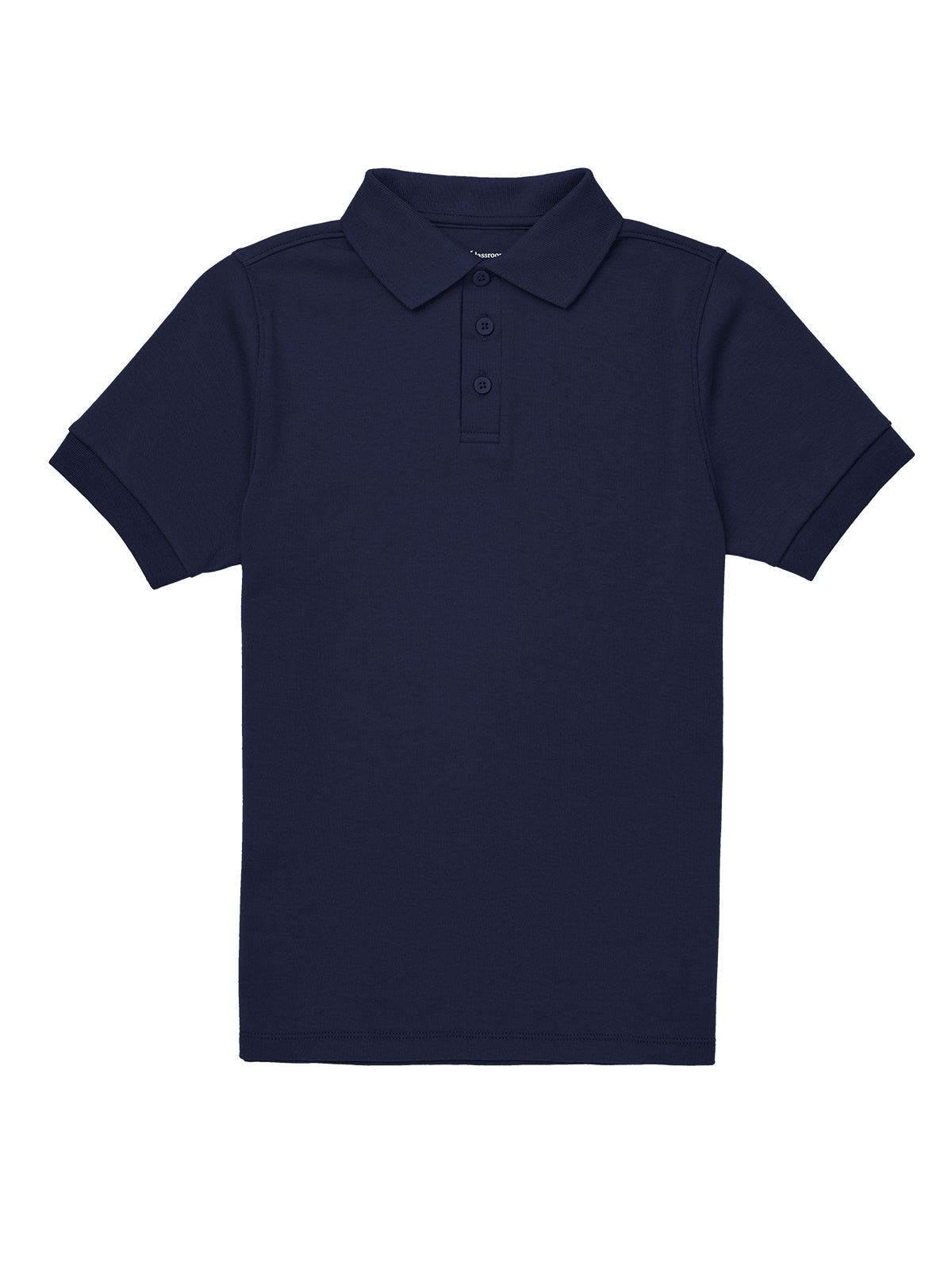 Youth Short Sleeve Interlock Polo - CR891Y - Navy