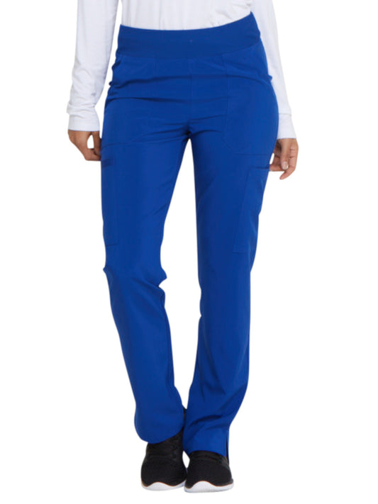 Women's Natural Rise Tapered Leg Pull-On Pant - DK005 - Galaxy Blue