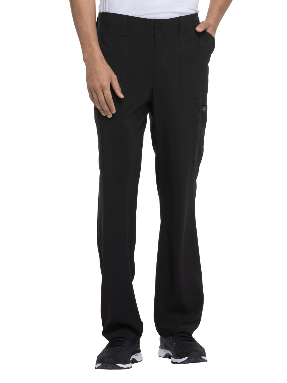 Men's Natural Rise Drawstring Pant - DK015 - Black