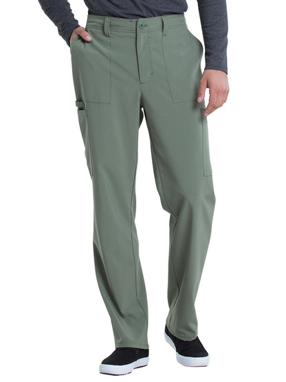 Men's Natural Rise Drawstring Pant - DK015 - Olive