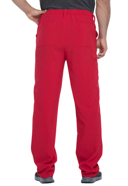 Men's Natural Rise Drawstring Pant - DK015 - Red