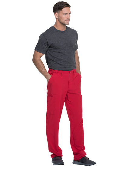 Men's Natural Rise Drawstring Pant - DK015 - Red